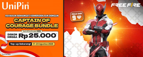Bundle Pahlawan Kemerdekaan Telah Datang! Top Up Sekarang dan Nikmati Diskon 25.000*!